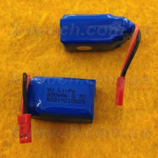 Аккумулятор 3.7v 2S 752030 600mah 25c (разъем JST)