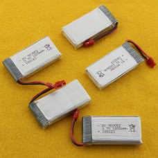 Аккумулятор 3.7v 903052 JST 1200mah 25c для квадрокоптера и управляемых моделей