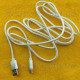 Type-C — USB нейлоновий кабель 1.9A, білий 2 метри