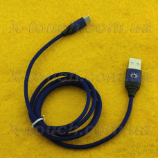 Прочный USB - Type-C кабель для быстрой зарядки в капроновой сетке