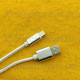 Нейлоновий кабель USB Type-C 1м, білий