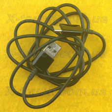 USB - Micro USB-кабель плоский 1 м, Шнур micro usb 2.0 для Xiaomi ( кольори в асортименті )