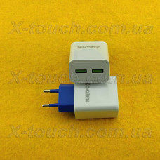 Зарядное устройство 1 A / 5V / 2 USB (блок / адаптер питания USB / зарядник / СЗУ / зарядка / Power Adapter)