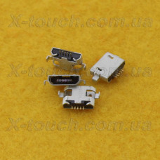 Роз'єм micro-B USB 5pin без бортика