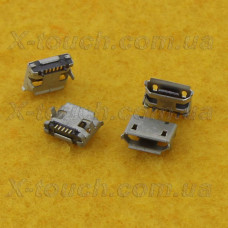 Роз'єм micro-B USB 5pin з бортиком