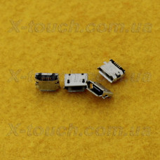 Роз'єм micro-B USB 5pin з бортиком