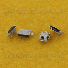 Роз'єм micro-B USB 5pin без бортика